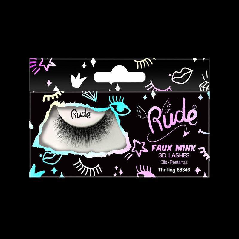 RUDE Essential Faux Mink 3D Lashes - Thrilling by VYSN