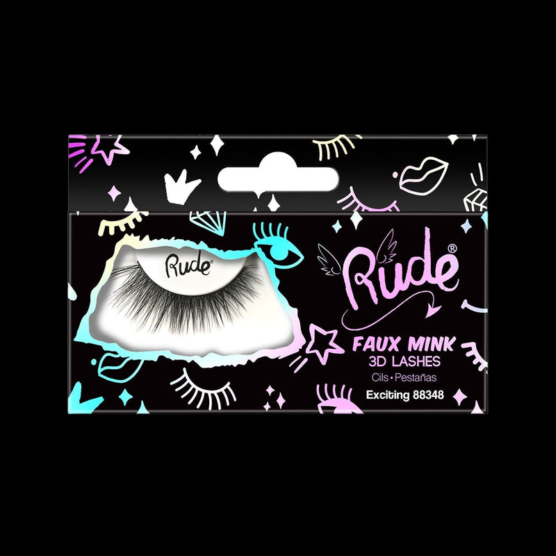 RUDE Essential Faux Mink 3D Lashes - Exciting by VYSN