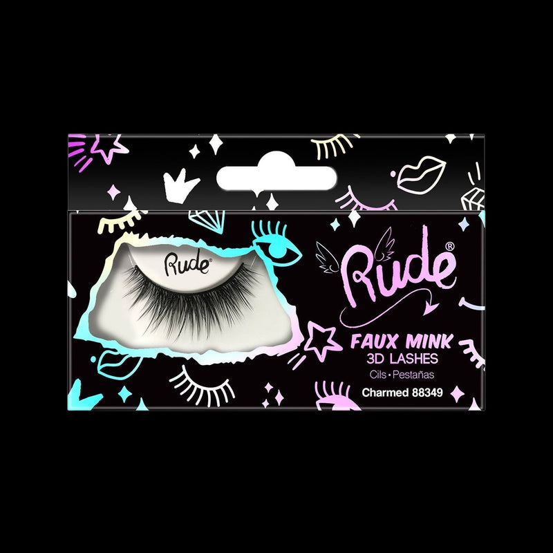 RUDE Essential Faux Mink 3D Lashes - Charmed by VYSN