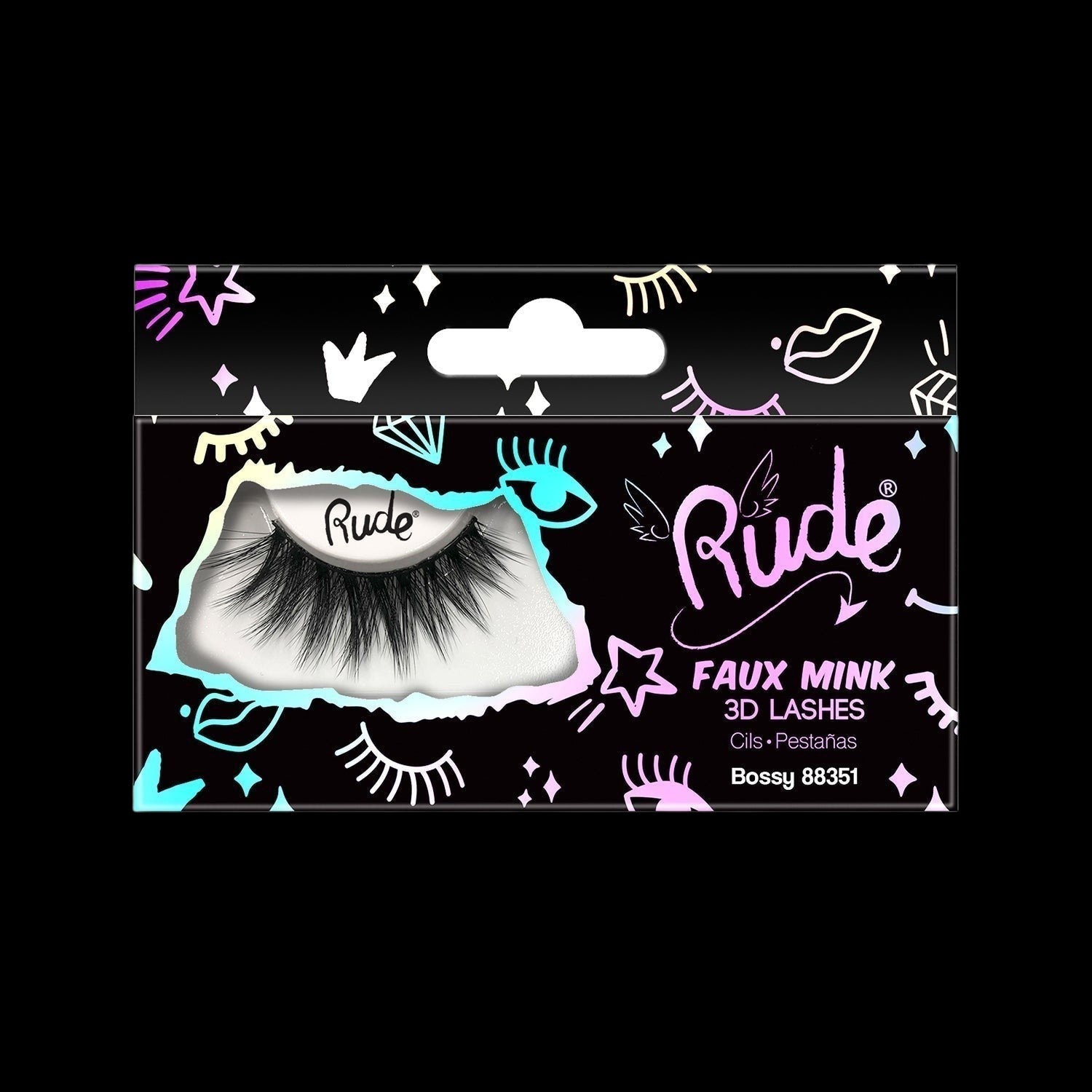 RUDE Essential Faux Mink 3D Lashes - Bossy by VYSN
