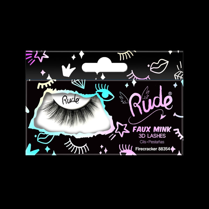 RUDE Essential Faux Mink 3D Lashes - Firecracker by VYSN