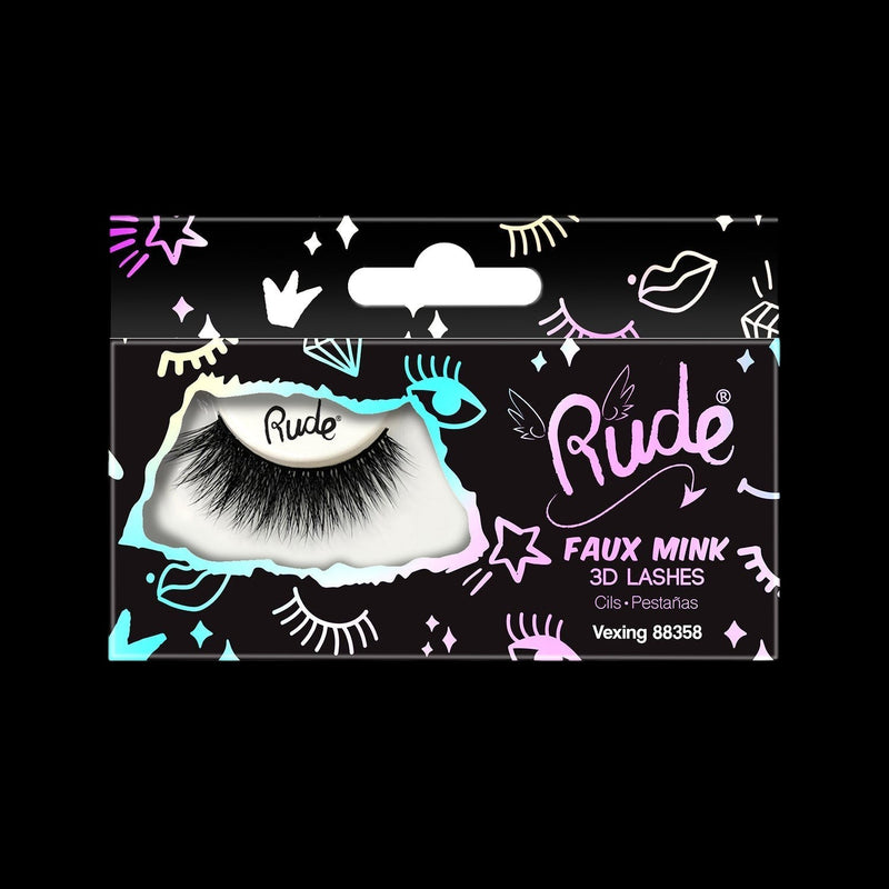 RUDE Essential Faux Mink 3D Lashes - Vexing by VYSN