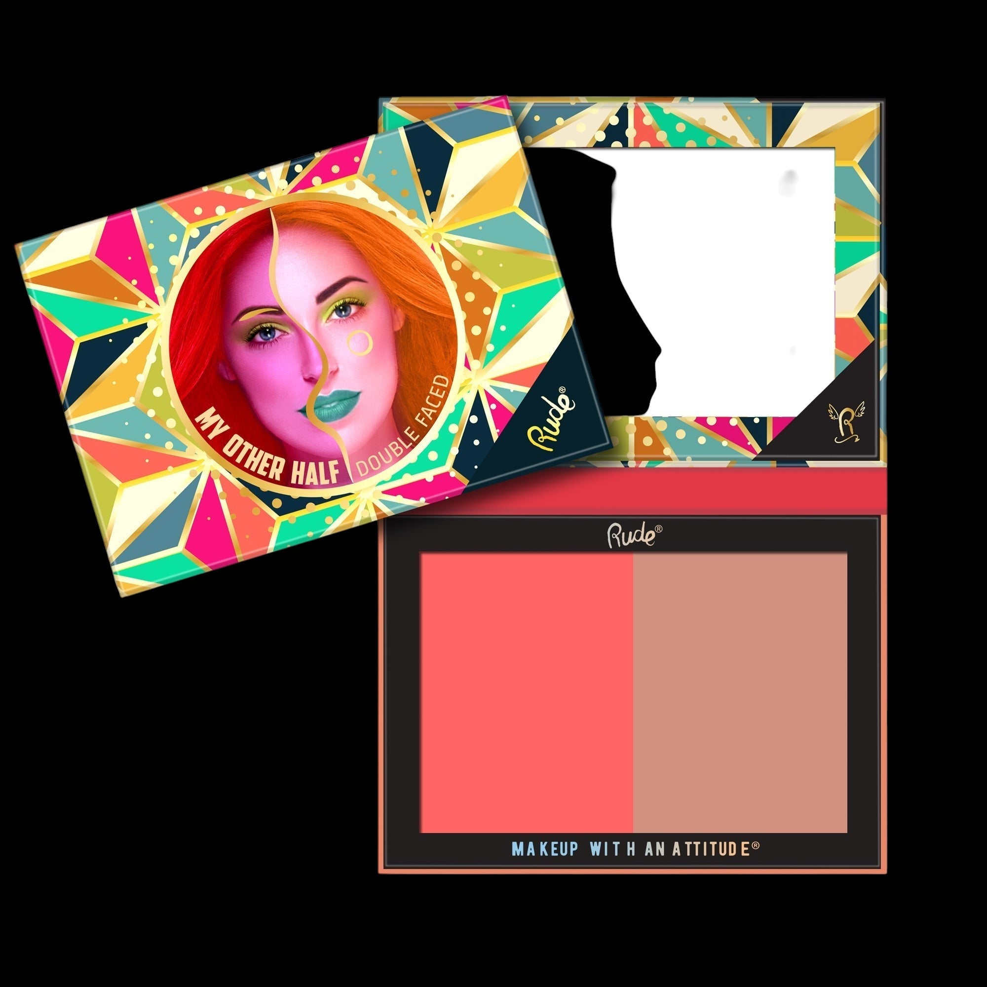 RUDE My Other Half Duo Shade Face Palette - Double Faced by VYSN