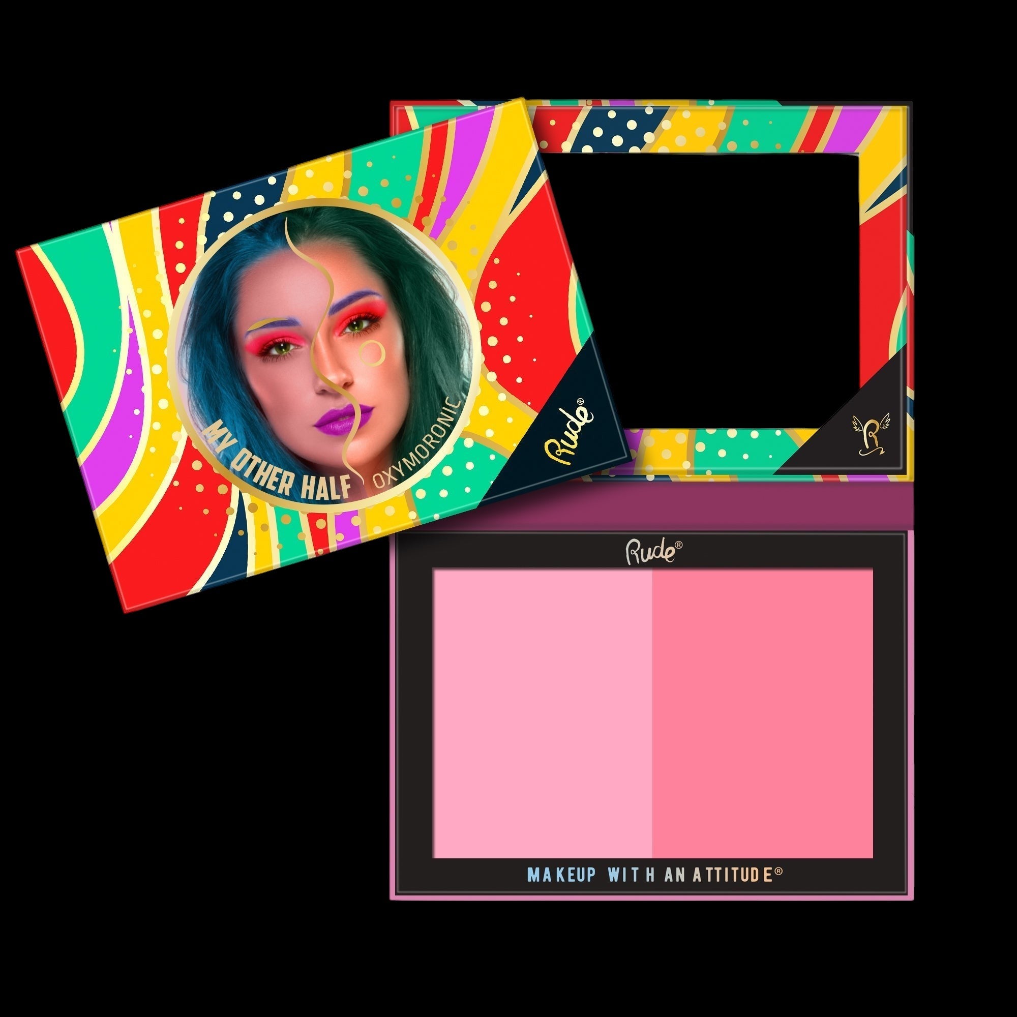 RUDE My Other Half Duo Shade Face Palette - Oxymoronic by VYSN