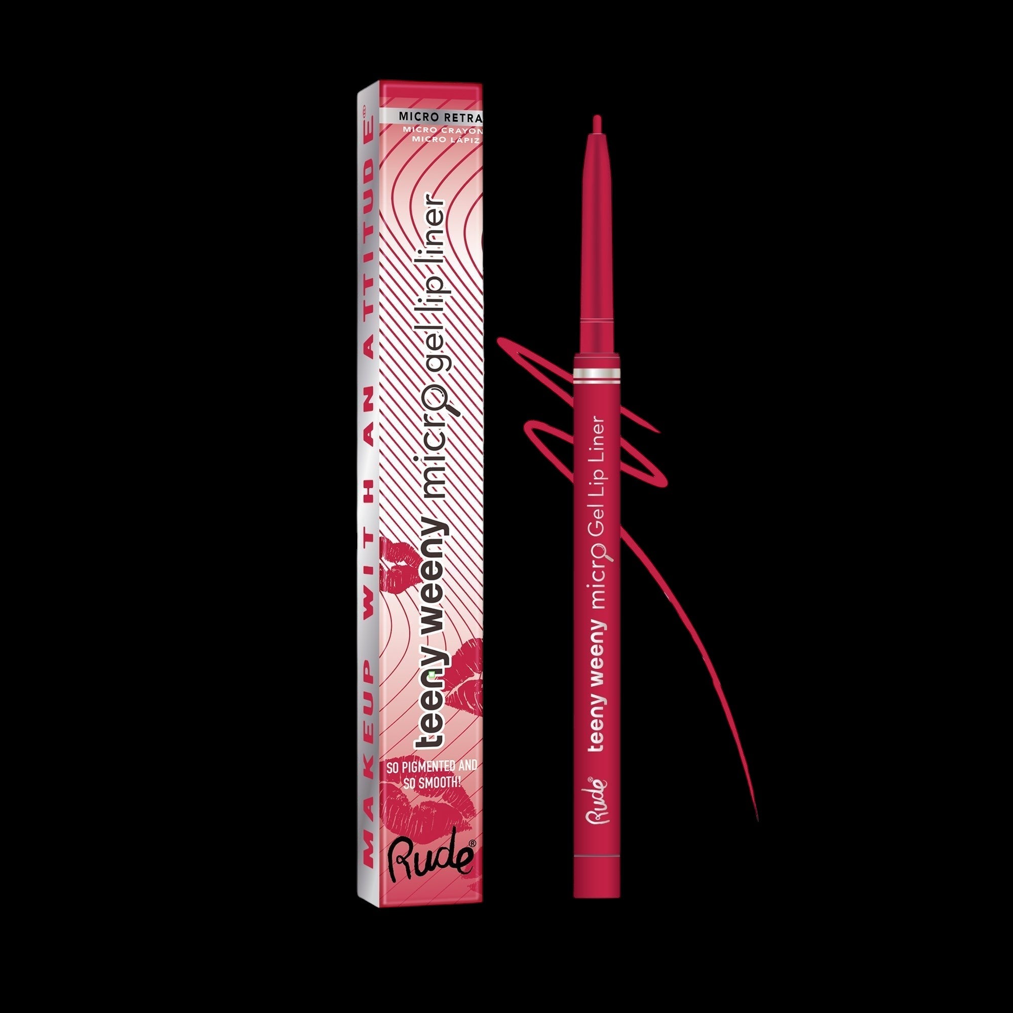 RUDE Teeny Weeny Micro Gel Lip Liner - Seeing Red by VYSN