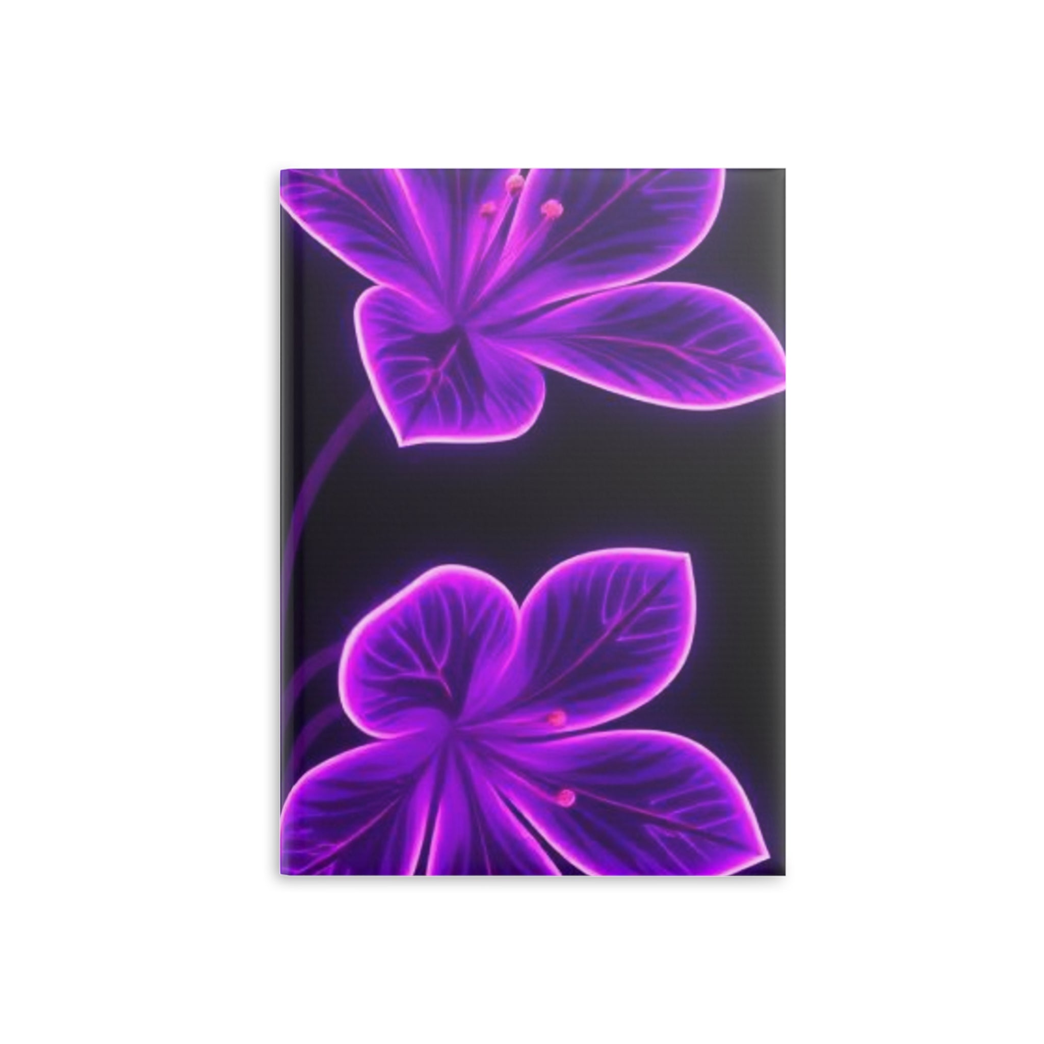 Royal Aura: Flower Hardcover Notebook with Puffy Covers