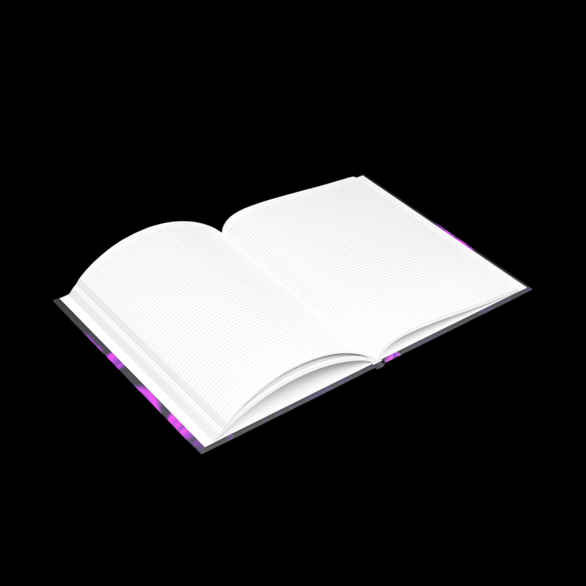 Royal Aura: Dark Flowers Hardcover Notebook with Puffy Covers - AetherLux.Shop