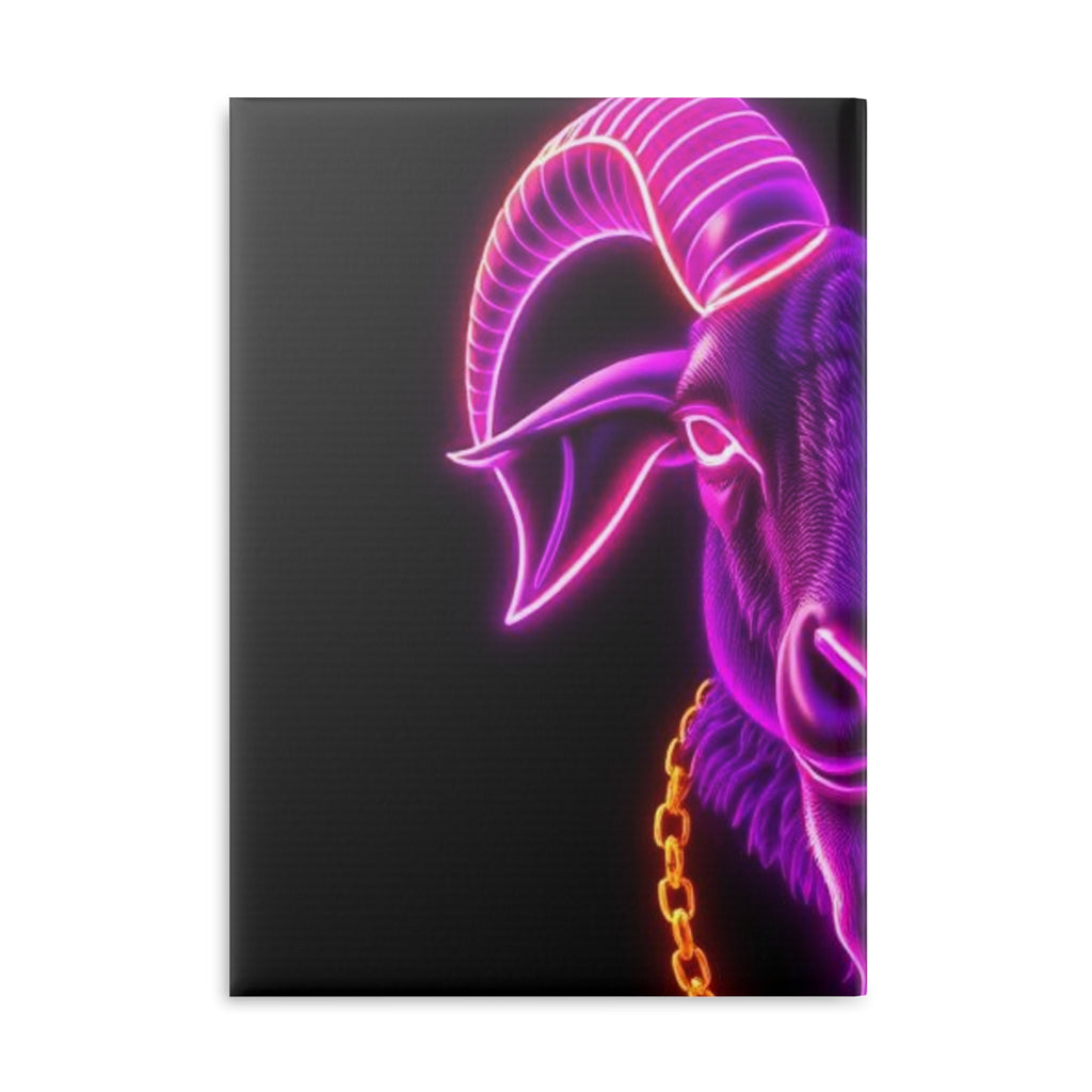 Royal Aura: The Goat Hardcover Notebook with Puffy Covers