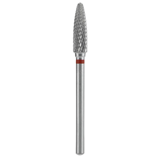 CARBIDE NAIL DRILL BIT, "CORN", RED, HEAD DIAMETER 4/14MM (FT90R040/14) (#208)-STALEKS™