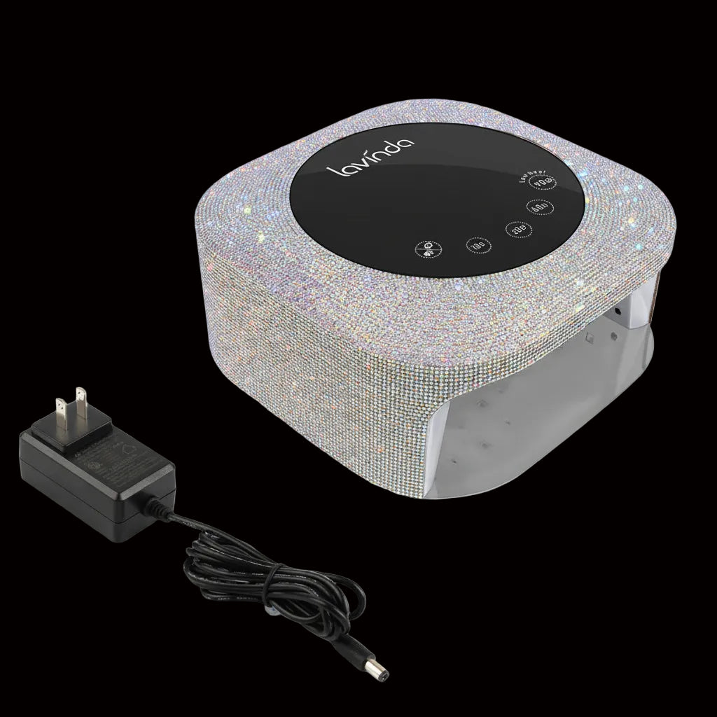 Crown™ Nail Lamp & Wand™ Lite Drill Bundle - Crystal Diamond by Lavinda