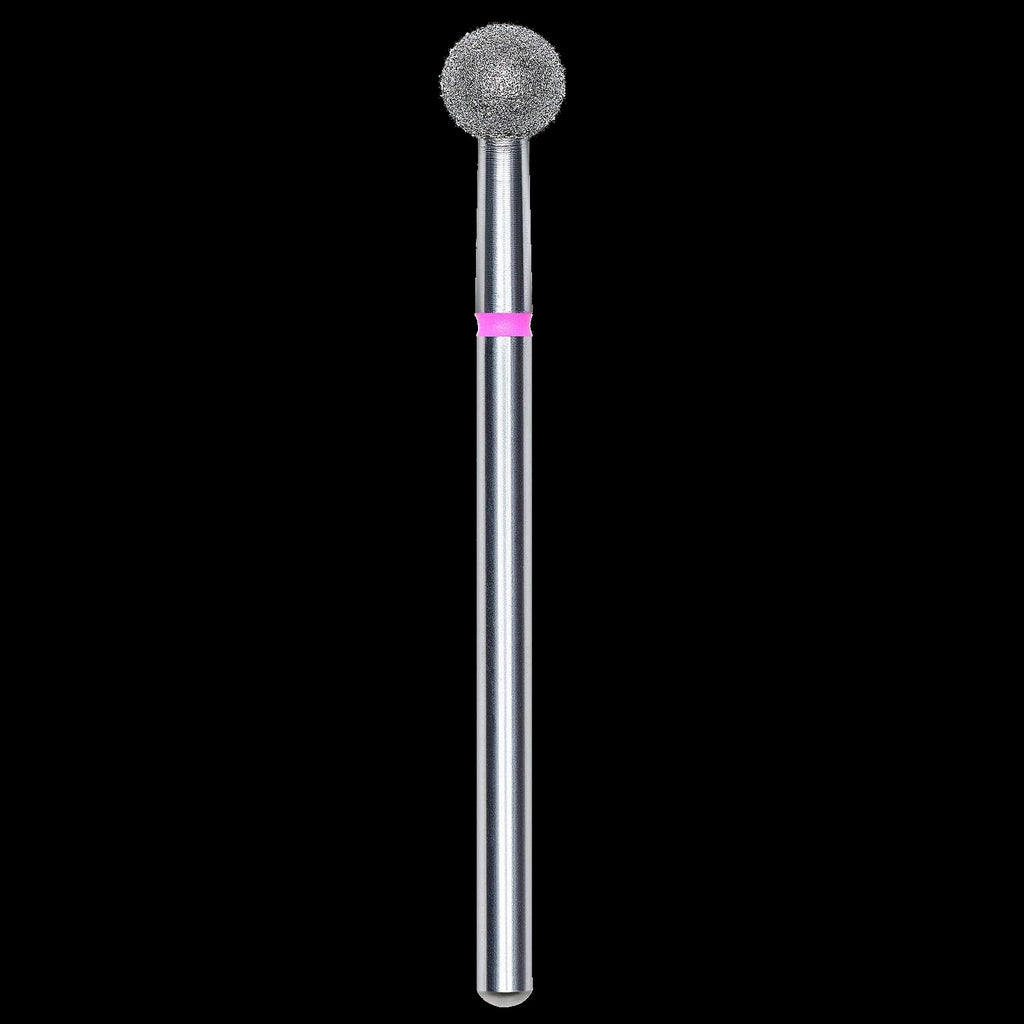 DIAMOND NAIL DRILL BIT, "BALL", RED, HEAD DIAMETER 5MM (FA01R050) - STALEKS™ by kvadrat store