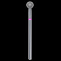 DIAMOND NAIL DRILL BIT, "BALL", RED, HEAD DIAMETER 5MM (FA01R050) - STALEKS™ by kvadrat store