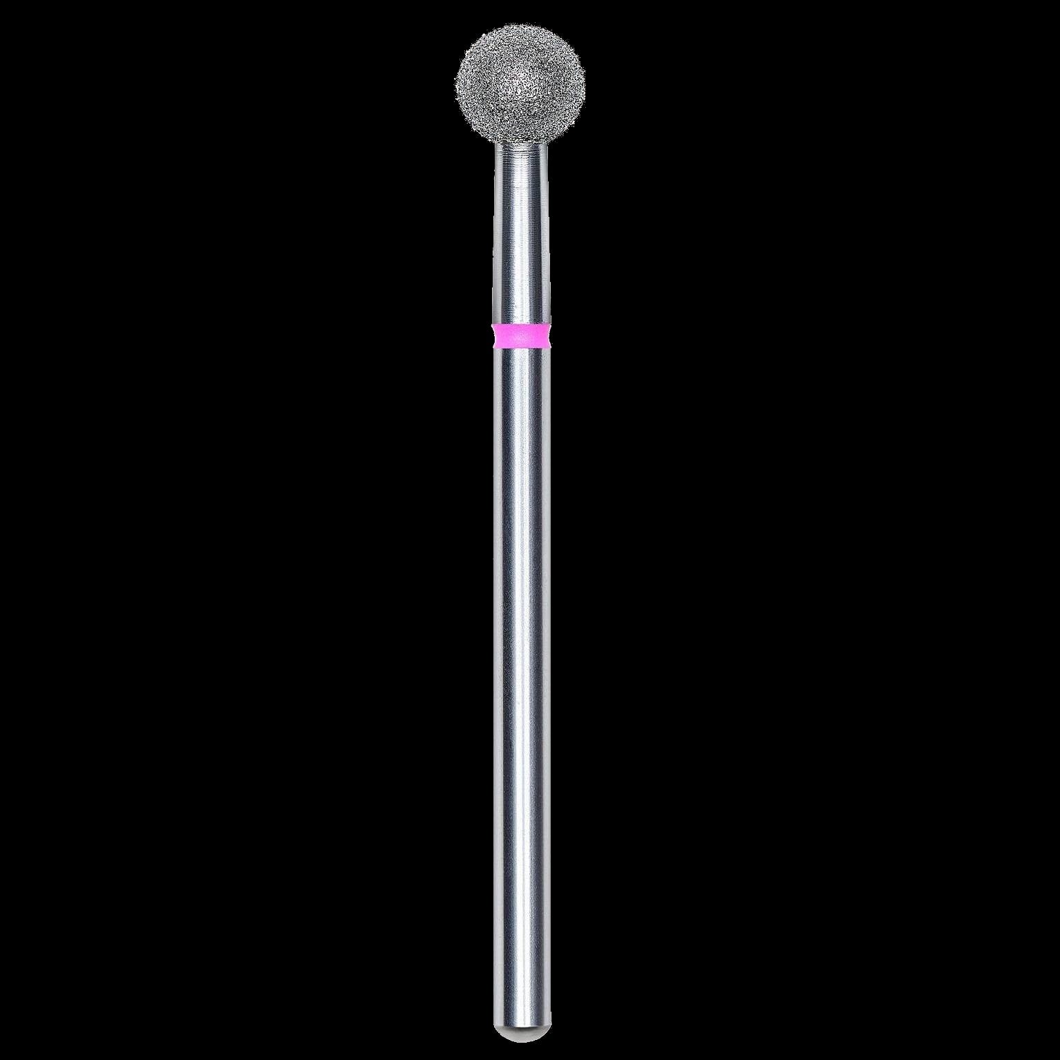 DIAMOND NAIL DRILL BIT, "BALL", RED, HEAD DIAMETER 5MM (FA01R050) - STALEKS™ by kvadrat store