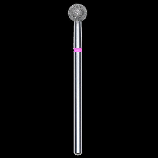 DIAMOND NAIL DRILL BIT, "BALL", RED, HEAD DIAMETER 5MM (FA01R050) - STALEKS™ by kvadrat store