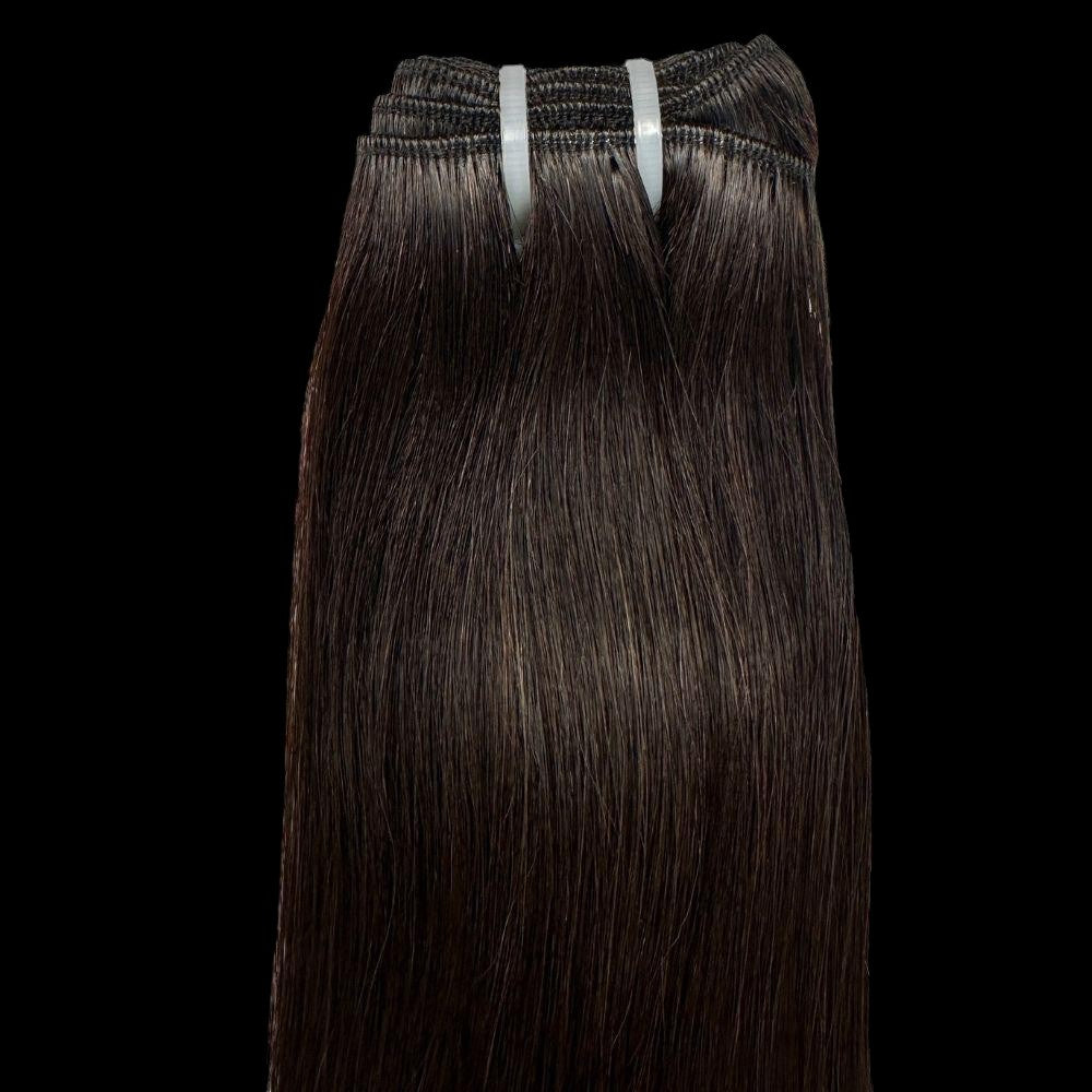 Raw Natural Black Straight 100% Human Hair Bundles by Private Label