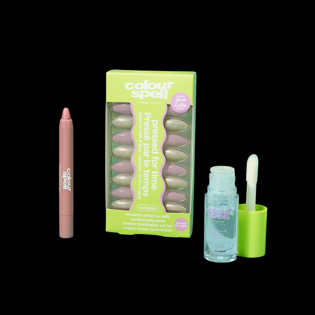 Pressed, Glossed and Polished Collection- Shadow, Lip Oil & Nails by ColourSpell