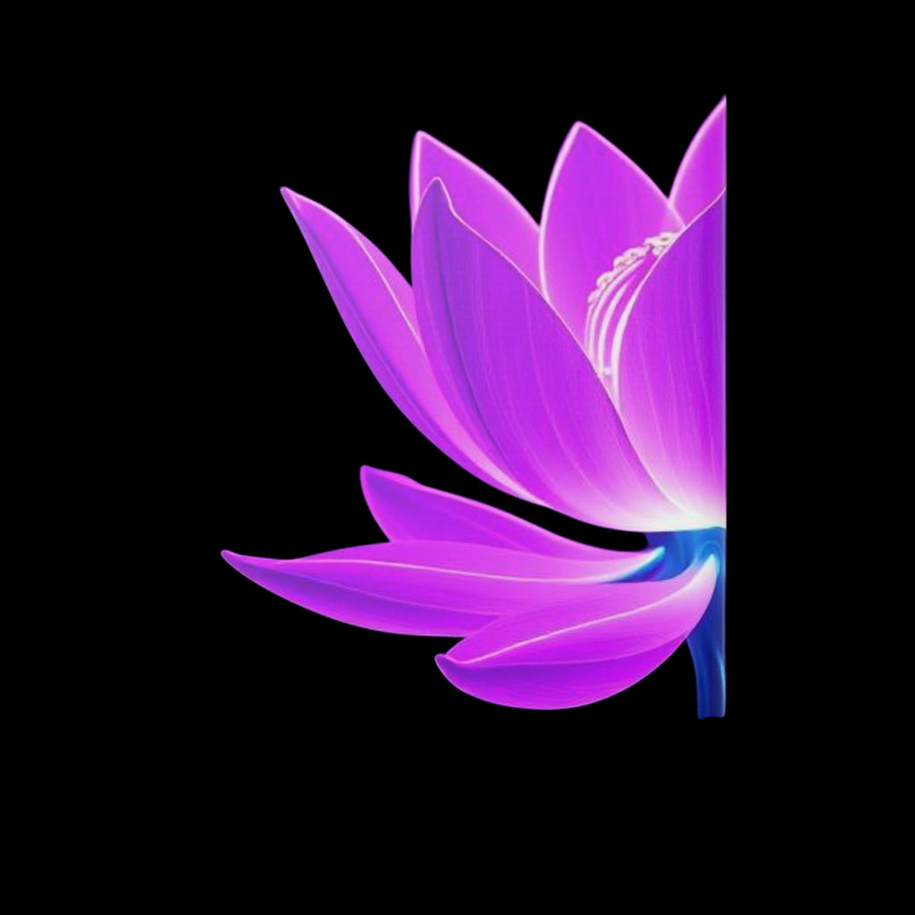 Royal Aura: Lotus Flower Hardcover Notebook with Puffy Covers by Printify
