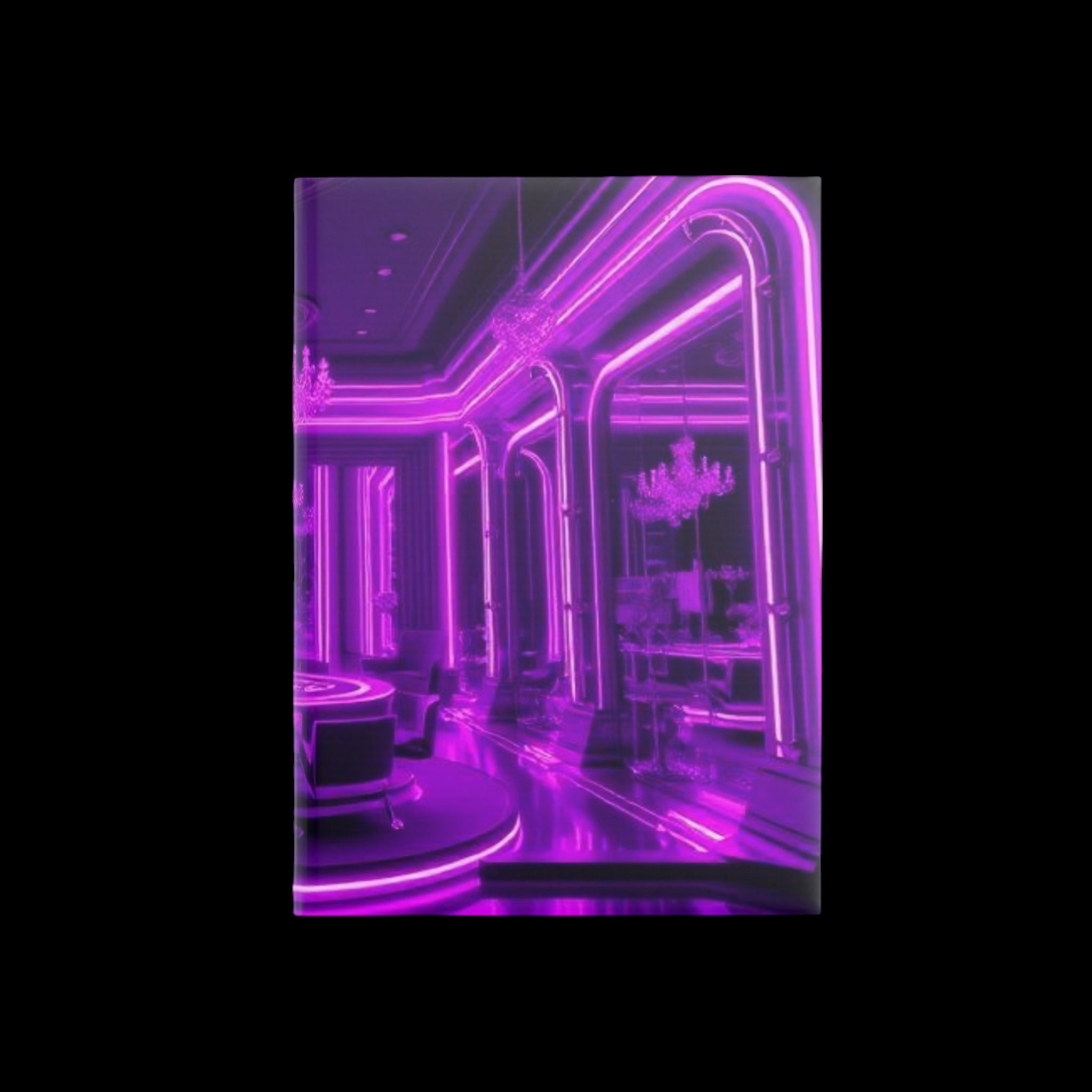 Royal Aura: Front Room Hardcover Notebook with Puffy Covers by Printify