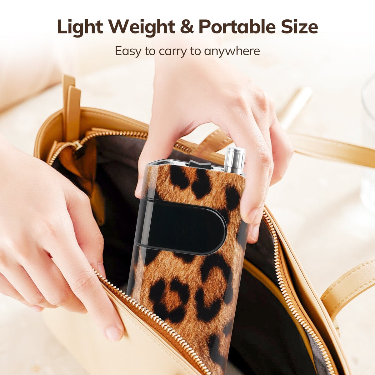 Wand™ Nail Drill - Leopard Print - 35,000 RPM Rechargeable by Lavinda