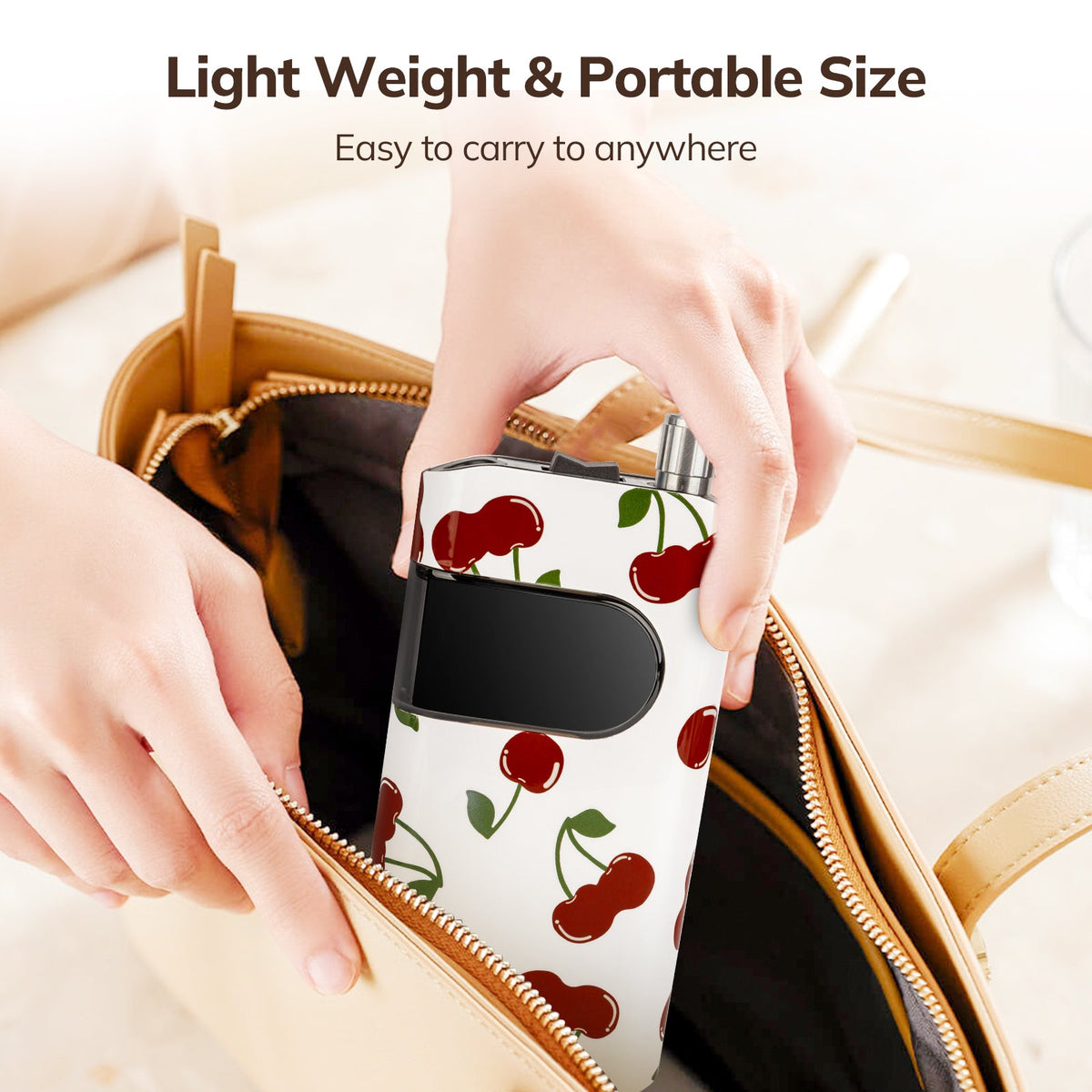 Wand™ Nail Drill - Cherry Print - 35,000 RPM Rechargeable