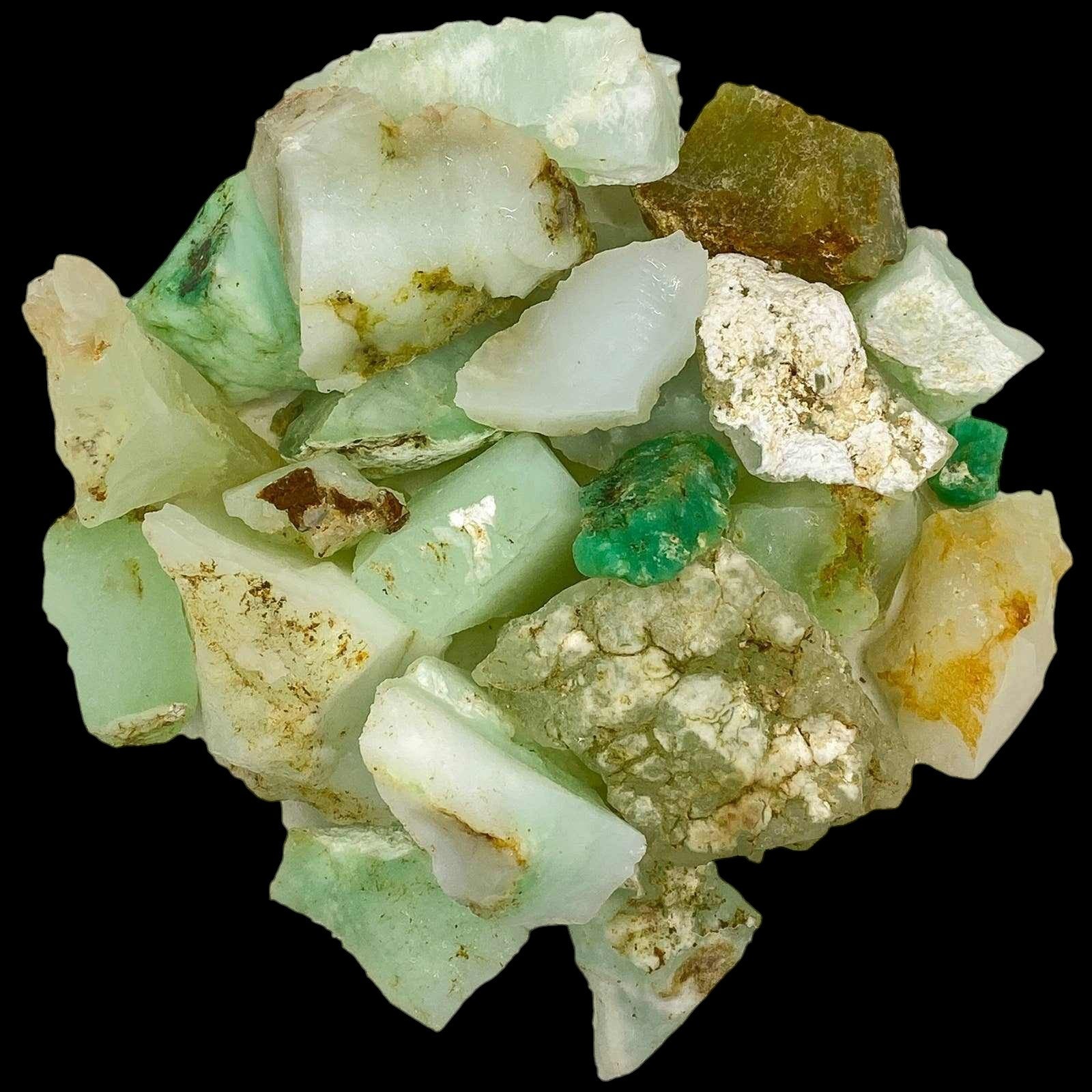 Rough White Lime Chrysoprase – Raw Stone from Indonesia