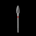 LEFT HANDED CARBIDE NAIL DRILL BIT, "CORN", RED, HEAD DIAMETER 6/14MM (FT91R060/14) #317 - STALEKS™ by kvadrat store