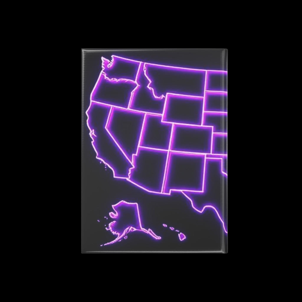 Royal Aura: America Hardcover Notebook with Puffy Covers by Printify