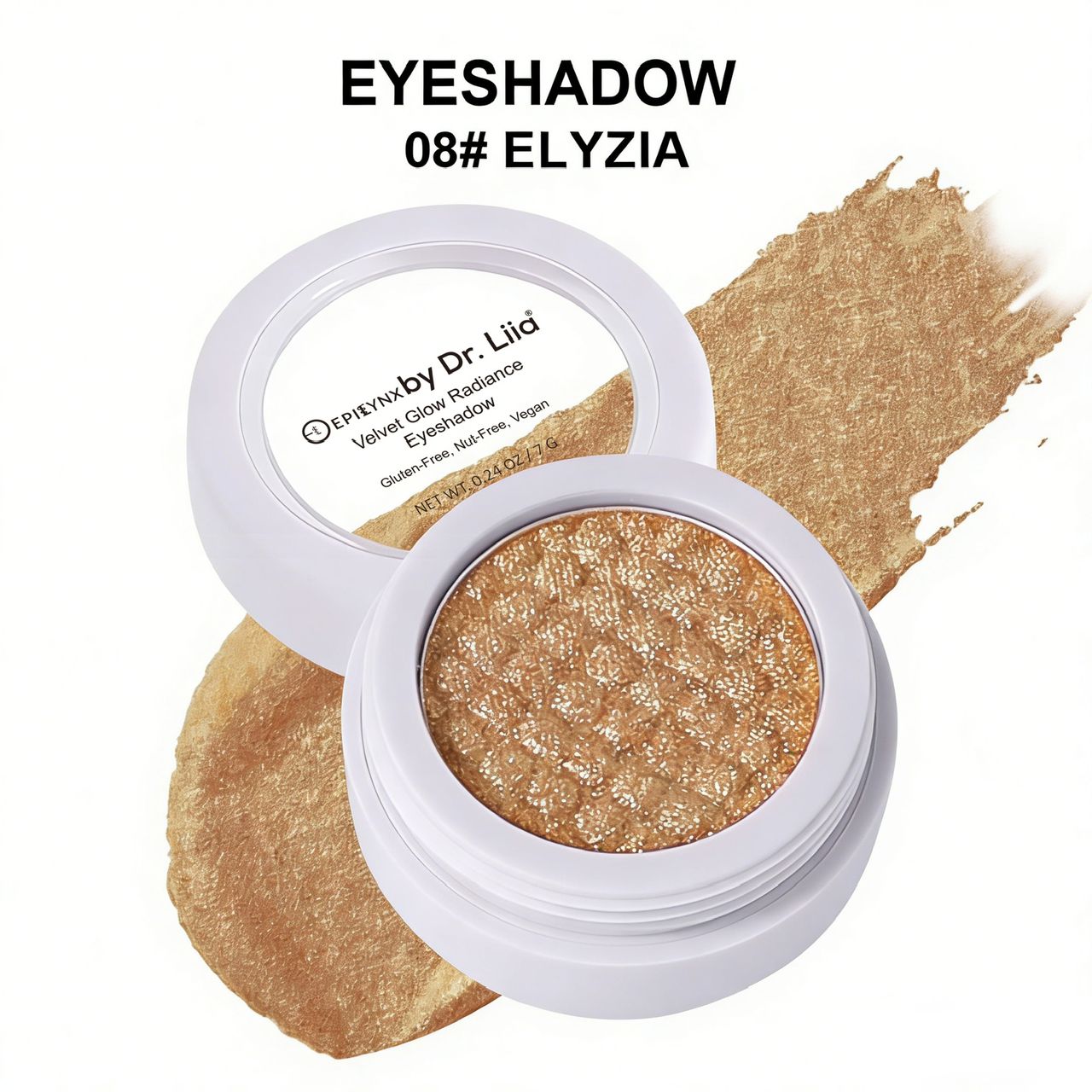 Velvet Glow Radiance Eyeshadow - Vegan, Gluten-Free, Nut-Free, Egg-Free by EpiLynx