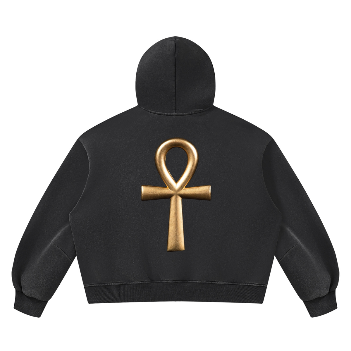 Unisex Vintage Wash Boxy Fleece Hoodie