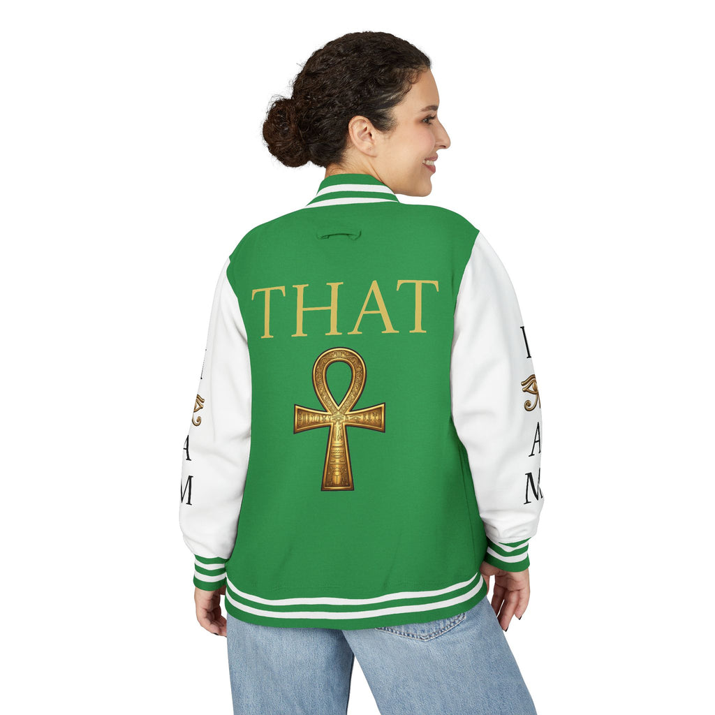 I Am That I Am Ankh Letterman Jacket