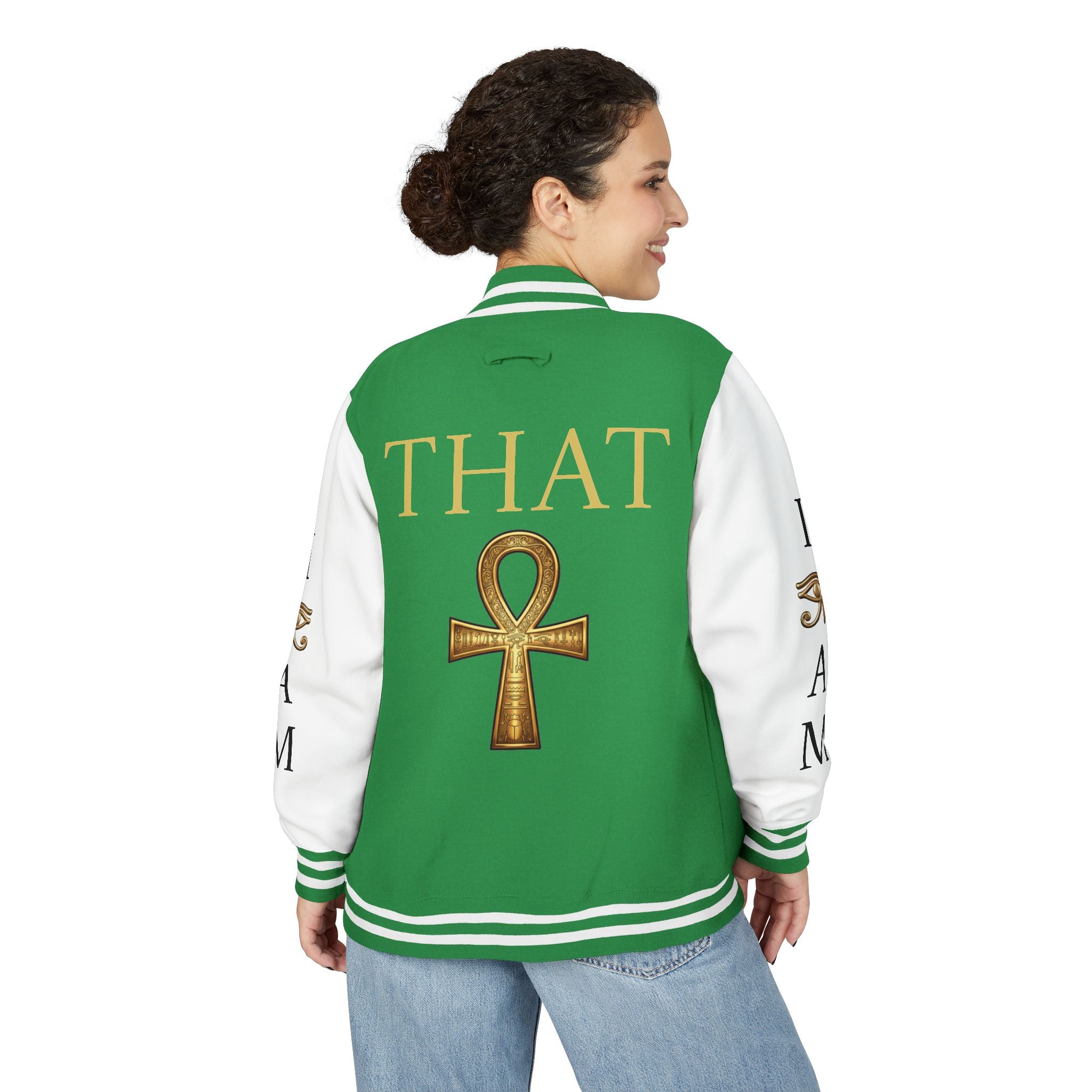 I Am That I Am Ankh Letterman Jacket