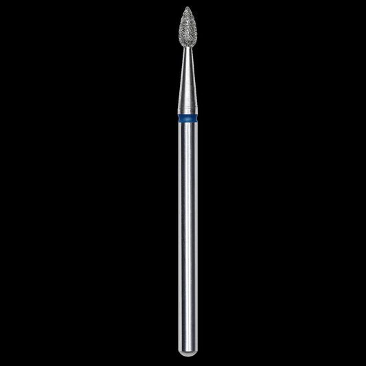 DIAMOND NAIL DRILL BIT, "DROP", BLUE, HEAD DIAMETER 2.3/5MM (FA40B023/5) - STALEKS™ by kvadrat store