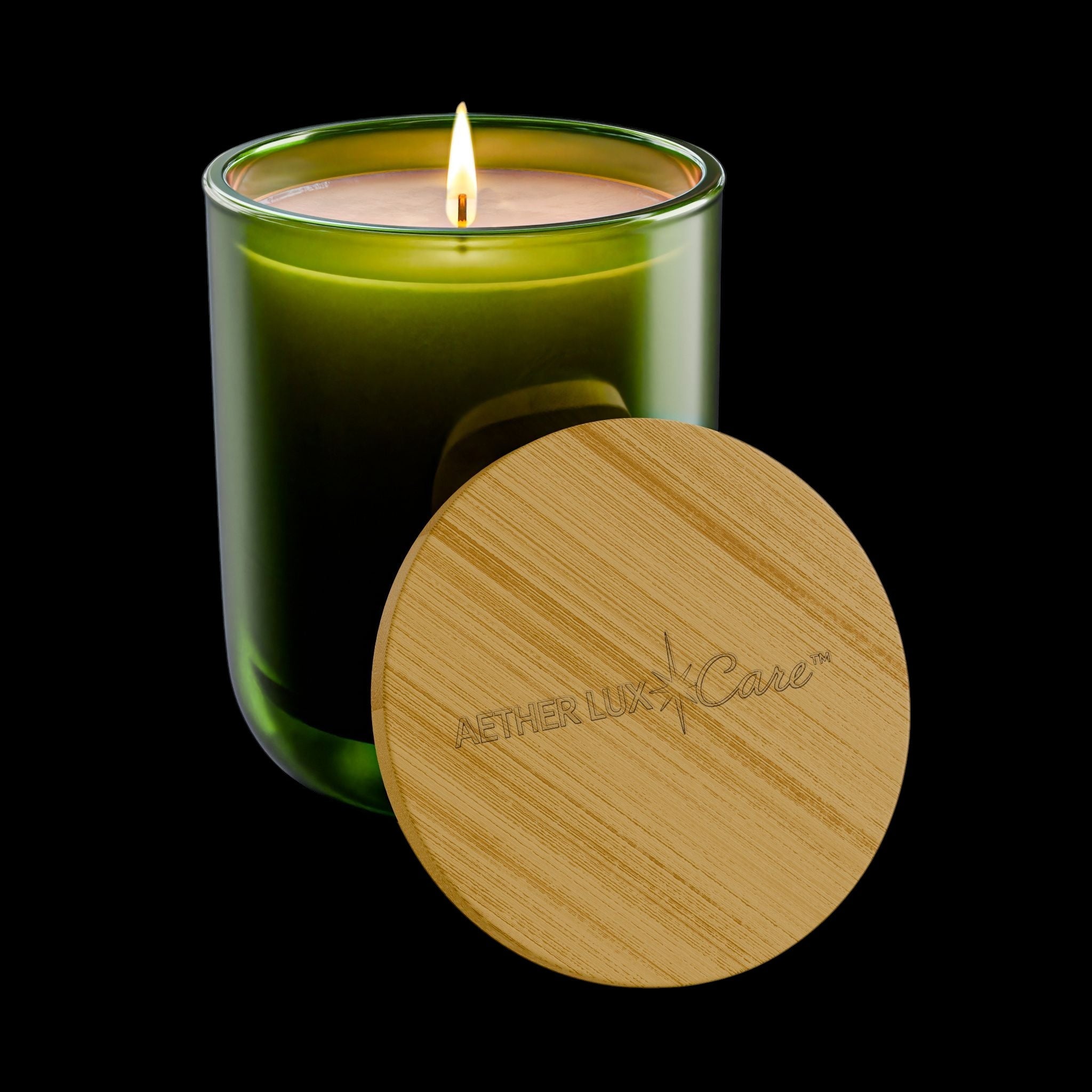 Engraved 14oz Soy Candle — Aether Lux Care Scented Candle (Custom Engraving) by Printify