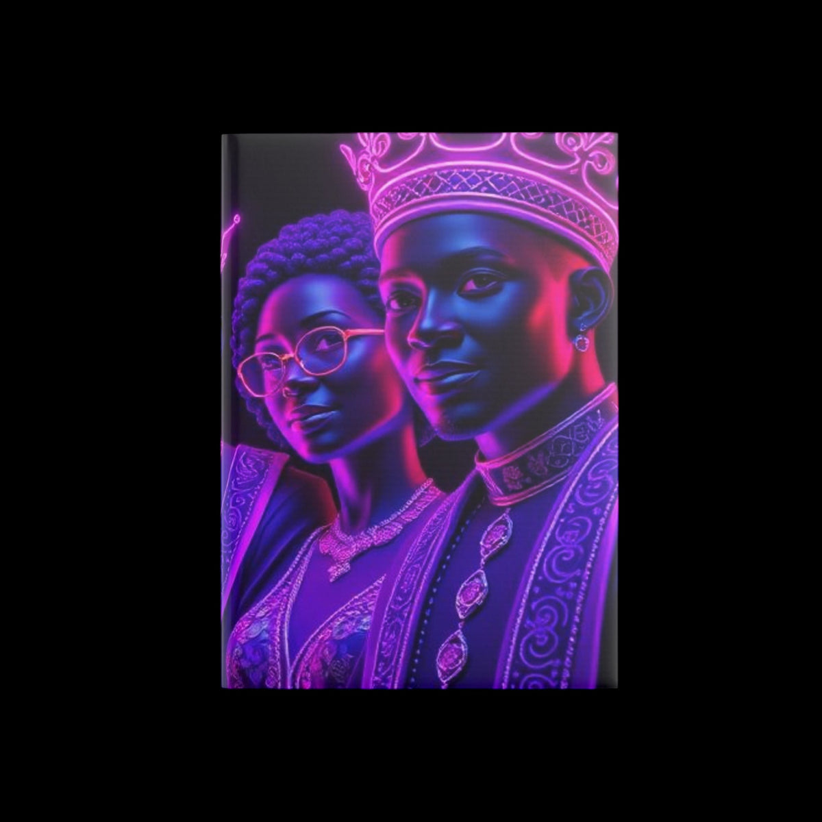 Royal Aura: Royal Family Hardcover Notebook with Puffy Covers - AetherLux.Shop