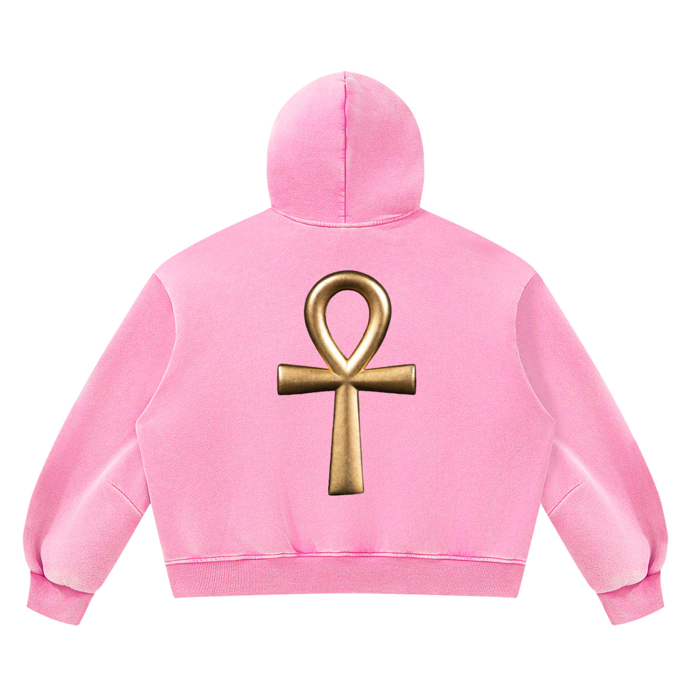 Unisex Vintage Wash Boxy Fleece Hoodie