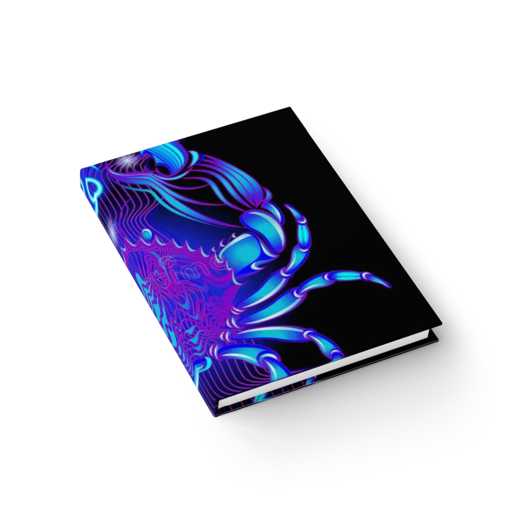 Bleu Aura: Cancer Hard Cover Journal - Ruled Line