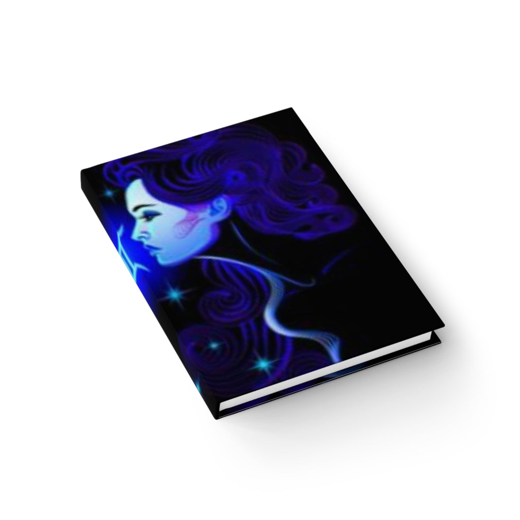 Bleu Aura: Gemini Hard Cover Journal - Ruled Line