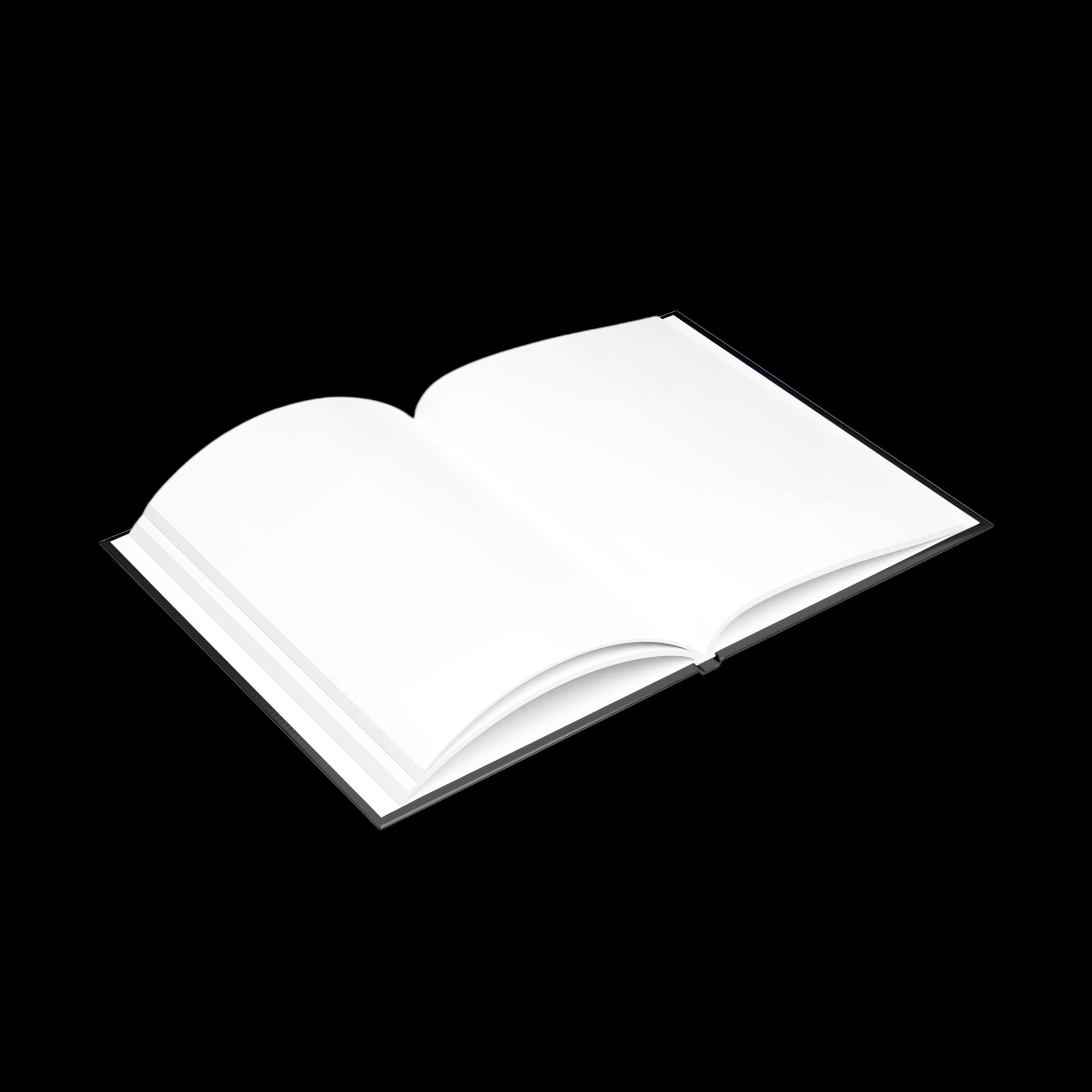 Royal Aura: America Hardcover Notebook with Puffy Covers by Printify
