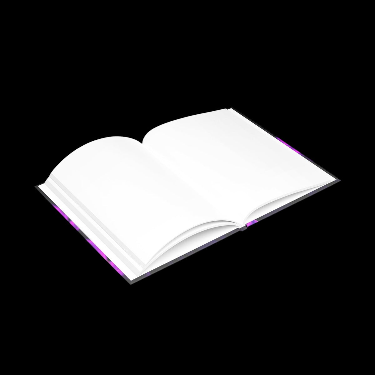 Royal Aura: Dark Flowers Hardcover Notebook with Puffy Covers - AetherLux.Shop