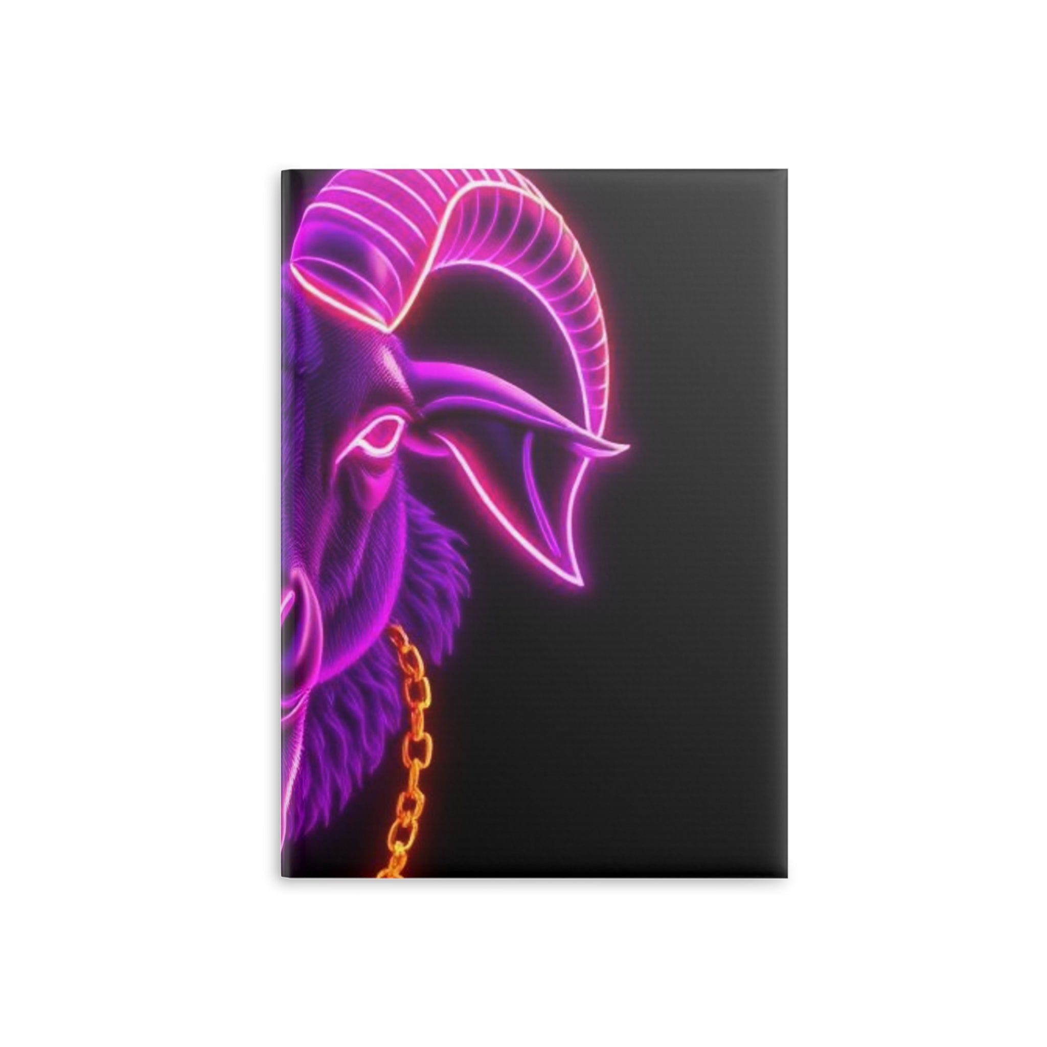 Royal Aura: The Goat Hardcover Notebook with Puffy Covers