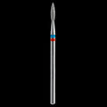 STALEKS - Diamond nail drill bit DUO "Pointed Flame" red-blue 2,1/8mm (FA11RB021/8) by kvadrat store