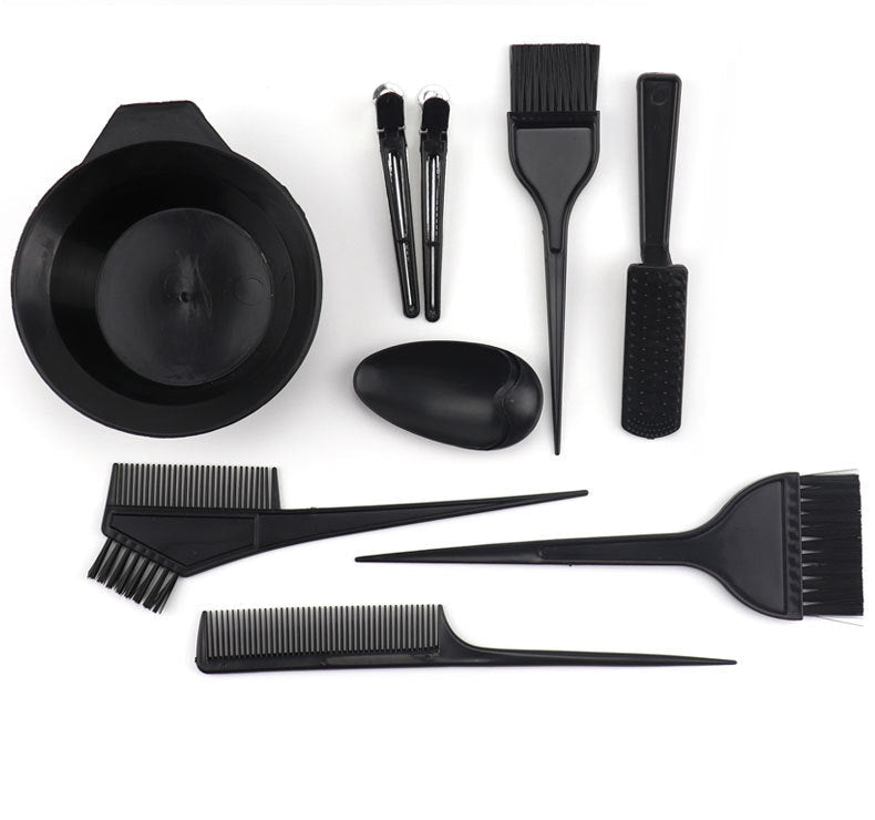 Hair Color Tool Set 11 Pieces Hair Salon Comb Brush Disposable