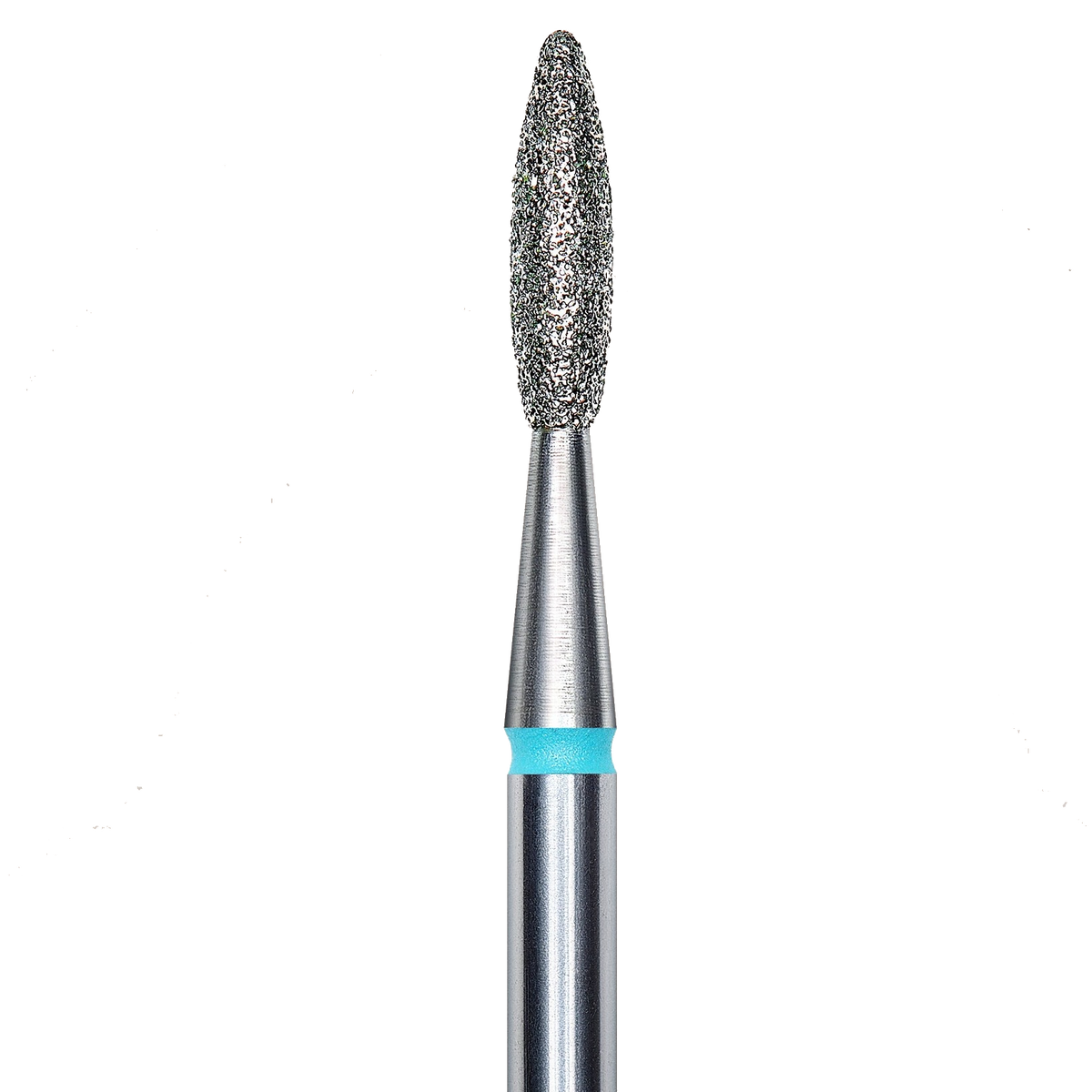 DIAMOND NAIL DRILL BIT, "FLAME", BLUE, HEAD DIAMETER 2.1/8MM (FA10B021/8) - STALEKS™