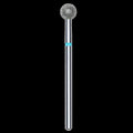 DIAMOND NAIL DRILL BIT, "BALL", BLUE, HEAD DIAMETER 5MM (FA01B050) - STALEKS™ by kvadrat store