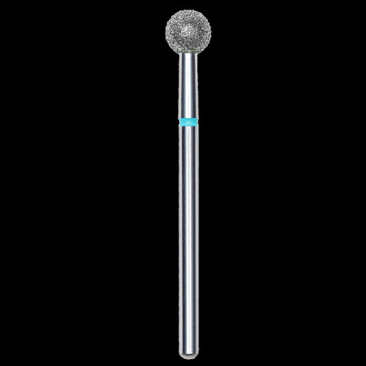 DIAMOND NAIL DRILL BIT, "BALL", BLUE, HEAD DIAMETER 5MM (FA01B050) - STALEKS™ by kvadrat store