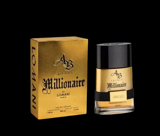 AB Spirit Millionaire By Lomani For Men 3.3 oz EDT Spray by perfumesandrea