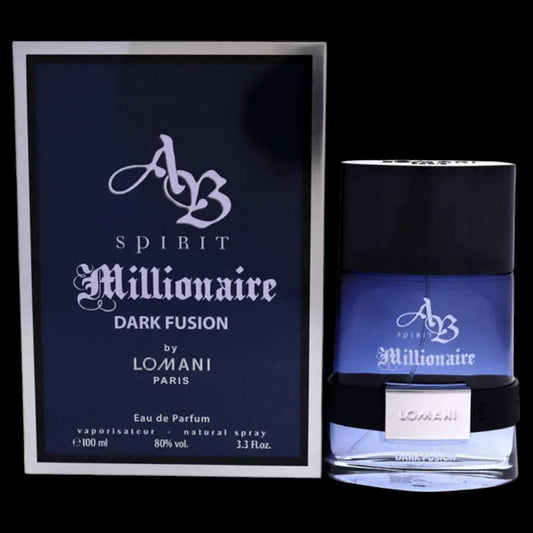 AB Spirit Millionaire Dark Fusion by Lomani For Men 3.3oz EDT Spray by perfumesandrea