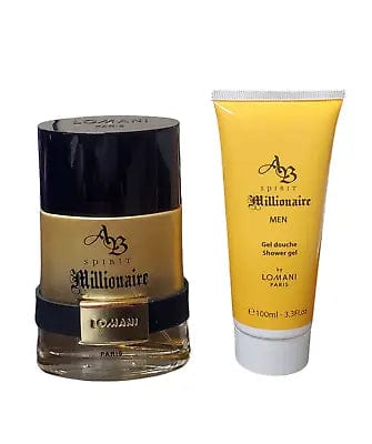 AB Spirit Millionaire Oud By Lomani For Men (2pc Gift Set) by perfumesandrea