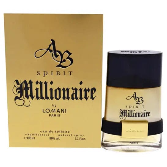 AB Spirit Millionaire by Lomani For Men 3.3oz EDT Spray by perfumesandrea