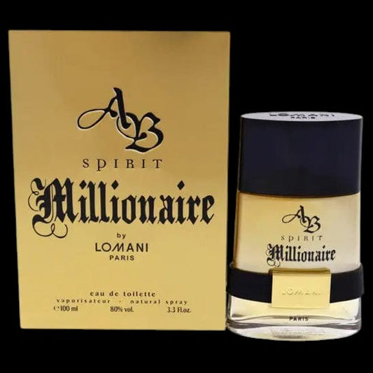 AB Spirit Millionaire by Lomani For Men 3.3oz EDT Spray by perfumesandrea